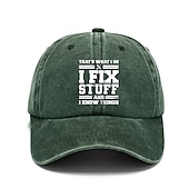 preiswerte Baseballkappe für Herren-Herren Cap Basecap Schwarz Blau Baumwolle Gewaschen Reise Strand Design Outdoor Urlaub Bedruckt Einstellbar Sonnenschutz Modisch