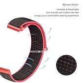 זול להקות שעונים של Fitbit-צפו בנד ל פיטביט Versa 2 / Versa Lite / Versa SE / Versa בד ניילון תַחֲלִיף רצועה רך נושם לולאת ספורט צמיד