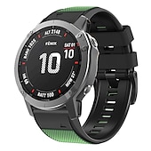 זול רצועות שעונים של Garmin-צפו בנד ל גרמין Fenix 7 7X 6 6X Pro Epix Pro 47mm 51mm Instinct 2X Approach S70 47mm S62 S60 Forerunner 955 945 Epix Marq Descent Quatix 22mm 26mm סיליקוןריצה תַחֲלִיף רצועה 22mm 26mm