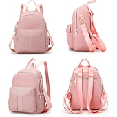 abordables Sacs à Dos de Mode-sac à dos en nylon élégant pour femmes - sac de rentrée multi-poches de grande capacité en plusieurs couleurs
