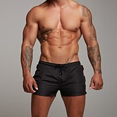 baratos shorts ativos masculinos-Homens calções atléticos Calções de treino Shorts de Corrida Shorts de Academia Bolsos Com Cordão com forro de malha Côr Sólida Respirável Secagem Rápida Curto Ginástica Roupa Diária Ginásio Esportes