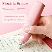 お買い得  文房具-電動文具セット電動鉛筆削り消しゴムデスクトップクリーナー組み合わせ