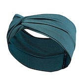 billige Tilbehør til hårstyling-boho pannebånd for kvinner turban hodebånd for kvinner hår elastiske hårbånd for kort hår trening yoga vri hodeinnpakning for jenter søt mote sommer hår tilbehør