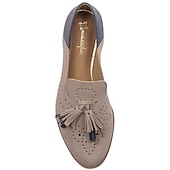 abordables Chaussures sans lacet et mocassins femme-Femme Ballerines Oxfords Slip-Ons Grandes Tailles Mules mocassins Bureau du quotidien Couleur unie Découper Eté Broderie Talon Bas Bout fermé Elégant Entreprise Confort Marche Polyuréthane Mocassins