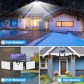 levne Venkovní nástěnná světla-266leds solární nástěnná svítidla ultra jasné vodotěsné otočné světlo s pohybovým senzorem pro venkovní zeď na verandě
