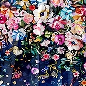economico Abito a fiori 3D-Pasqua ragazze&#039; 3D Floreale Pop art Vestito Manica lunga Stampa 3D Estate Autunno Da mare Sportivo Giornaliero stile sveglio Informale Bellissimo Bambino 3-12 anni Abito casual Abito linea A Sopra il