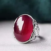 1 τεμ Ρυθμιζόμενο δαχτυλίδι For Γυναικεία Μπλε Δώρο Καθημερινά Ημερομηνία Ρητίνη Κράμα Ρετρό Χαρά Χαμηλού Κόστους Δαχτυλίδια-1 τεμ Ρυθμιζόμενο δαχτυλίδι For Γυναικεία Μπλε Δώρο Καθημερινά Ημερομηνία Ρητίνη Κράμα Ρετρό Χαρά