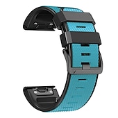 זול רצועות שעונים של Garmin-צפו בנד ל גרמין Fenix 7 7X 6 6X Pro Epix Pro 47mm 51mm Instinct 2X Approach S70 47mm S62 S60 Forerunner 955 945 Epix Marq Descent Quatix 22mm 26mm סיליקוןריצה תַחֲלִיף רצועה 22mm 26mm
