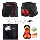 baratos Roupa interior masculina e Camada Base-Arsuxeo Homens Roupa interior de ciclismo Calções de bicicleta Shorts acolchoados 3D Moto Shorts Roupa Íntima Shorts acolchoados / camurça Modelagem Race Fit ideal para corrida Ciclismo de Montanha