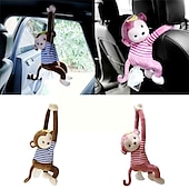 cheap Car Organizers-1pc Monkey Tissue Box Cartoon Creative Monkey Tissue Box Holder Case Car Accessories Interior Decoration Auto Parts Dropshipping