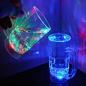 economico Luci decorative-oktoberfest boccale di birra led flash magia cambia colore drago tazza acqua attivato light-up birra caffè regalo di capodanno chritstmas