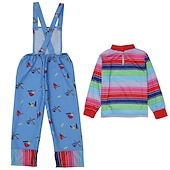 halpa Klassinen kauhu-Chucky Elokuva ja TV-teemojen asut Chuckyn morsian Cosplay-Asut Asut Cosplay Elokuva-cosplay for Poikien Tyttöjen Lasten Naamiaiset