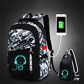 levne Bookbags-batohy školní batoh set s taškou na šátek chlapecké batohy do školy velká školní taška reflexní voděodolný batoh zpět do školy dárek