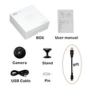 זול מצלמות רשת IP פנימיות-full hd 1080p/720p מיני מצלמה wifi מצלמה ניטור מרחוק אבטחת בית אבטחה ראיית לילה מצלמת וידאו זווית רחבה ip נני