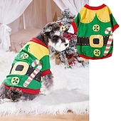 cheap Cooling Vest &amp; Shirt-Dog Cat Shirt / T-Shirt Fashion Party Winter Waterproof Breathable Soft Washable Comfortable Christmas Party Casual Daily Festival Dog Clothing for Bichon Frise Pomeranian Baby Pet Papillon Small