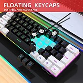 voordelige Toetsenborden-bedraad gamingtoetsenbord klein rgb-membraan-gamingtoetsenbord met achtergrondverlichting ultracompact mini waterdicht toetsenbord voor pc-computergamers