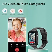 abordables Montres connectées-k26 4g enfants montre intelligente enfants smartwatch téléphone montre sim carte réveil photo sos gps localisation tracker enfant montre hd vidéo chat appel cadeau d&#039;anniversaire
