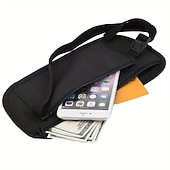 voordelige universele telefoontas-1 st onzichtbare reisheuptassen heuptasje voor paspoort geld heuptas verborgen veiligheidsportemonnee casual tas voor mannen vrouwen
