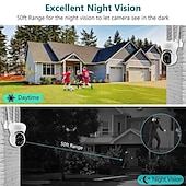 cheap Outdoor IP Network Cameras-HD 1080P 5G WiFi IP Camera Wireless Speed Dome PTZ CCTV IR Outdoor NetCam Monitoring Auto Tracking Full Color Night Vision Security Camera NetCam