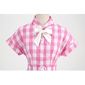 levne Šaty-Přehoz Klasik Retro A-Line šaty Flare šaty Pléd Kostkovaný Vzor gingham Dámské Dívčí Karneval Plesová maškaráda Dovolená Na den Čajový dýchánek Dospělé Šaty Šaty pro návrat domů Jaro léto