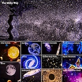 halpa star galaxy projektorin valot-12-in-1 tähtitaivas galaksiprojektori led-yövalo, planetaarion avaruustähtilamppu lapsille lahjoja, makuuhuoneen ja pelihuoneen sisustus
