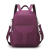 abordables Sacs à Dos de Mode-sac à dos en nylon élégant pour femmes - sac de rentrée multi-poches de grande capacité en plusieurs couleurs