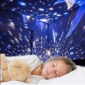 tanie Lampy projektora i projektory laserowe-Światło projektora Lampka nocna LED Impreza Wiele kolorów