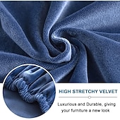 cheap Armchair Cover &amp; Armless Chair Cover-Velvet Club Chair Barrel Chair Slipcover Tub Chair Cover with Seat Cushion Cover Non Slip Furniture Protector Couch Cover with Elastic Bottom for Hotel Bar,Sage Green