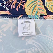 baratos Tampa da poltrona e capa de cadeira sem braço-Cadeira de asa capa de tecido spandex capas de sofá poltrona de asa com uma capa de almofada de assento protetor de móveis de padrão floral para sala de estar
