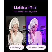 economico Luci decorative-32/52 cm striscia atmosfera luce usb ricaricabile led luce notturna decorazione camera da letto luce blu luce viola luce trasmissione in diretta atmosfera luce luce di sfondo