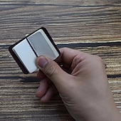 levne Notebooky a plánovače-Kůže zápisník Jednoduchý A7 2.9×4.1 palce Retro Kůže SoftCover Přenosná 64 stránky zápisník pro Cestovatelské Student