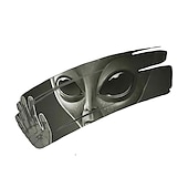 abordables Autocollants pour Voiture-Autocollant de voiture fissuré extraterrestre 3d autocollant de course automobile en vinyle pvc auto-adhésif cool pour couvrir les rayures &amp; tirer des fleurs11,8 x 7,87 po