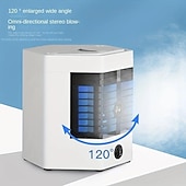 cheap Fans-Mini USB Desk Fan – 4&quot; Quiet Personal Cooling Fan for Home, Office, Indoor Use, Portable and Lightweight