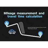 お買い得  車用バックカメラ-ユニバーサルデジタルGPSスピードメーター、5.5&quot; HUDヘッドアップディスプレイ付き、車両用、スピード（MPH/Km/h）、疲労運転リマインダー、超過速度警報、全車両用HDディスプレイ