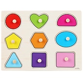 olcso Kirakós játékok-körömfogó tábla puzzle gyerekeknek montessori korai oktatás fajátékok alfanumerikus gyümölcs alakú kognitív kirakó