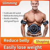 abordables Appareils de massage corporels-ceinture de taille de remise en forme d&#039;entraînement des muscles abdominaux pour la combustion des graisses et l&#039;exercice de perte de poids entraîneur abdominal