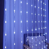 お買い得  USB電源-3M ストリングライト 100/200/300 LED EL 温白色 ホワイト マルチカラー クリエイティブストリングライト 窓 / カーテン / つららライト USB パーティー 屋外 USBパワード