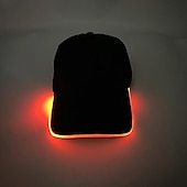 voordelige Noviteiten-led lichtgevende hoed lichtgevende baseballpet outdoor zonneklep zonnebrandcrème pet lichtgevende pet