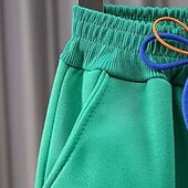 halpa Setit-2 osainen Lapset Poikien Huppari &amp; collegehoususetti Vaatesetti Asu Karhu Kirjain Pitkähihainen Tasku Aseta ulko- Muoti Tyylikäs Päivittäin Kevät Syksy 7-13 vuotta Musta Valkoinen Armeijan vihreä