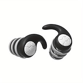 abordables Soins Personnels &amp; Santé-1 paire de bouchons d&#039;oreille en silicone doux et confortables bouchons d&#039;oreille isolation phonique réduction du bruit écouteurs filtre de bruit dormir natation étanche trois couches muet