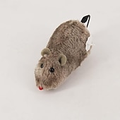 abordables Jouets pour chiens-peluche à remonter simulée petite souris souris à enroulement peut sauter et remuer sa queue jouet chien chat Vente en gros