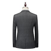 levne oblečení-Retro Řvoucí 20s 20. léta 20. století Třídílný oblek Kostýmové kalhoty Velký Gatsby Gentleman Gangster Maškarní kostým Pánské Plesová maškaráda Svatební Svatební host Večírek Dospělé Kabát Kalhoty