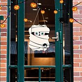 economico cartelli da parete in legno-1pc halloween segno da parete in legno teschio targa in legno appeso decorazione per porta d&#039;ingresso spaventoso portico decor appeso regalo per agriturismo home bar outdoor indoor room decor home decor