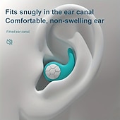 abordables Soins Personnels &amp; Santé-1 paire de bouchons d&#039;oreille en silicone doux et confortables bouchons d&#039;oreille isolation phonique réduction du bruit écouteurs filtre de bruit dormir natation étanche trois couches muet