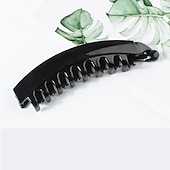 baratos Acessórios de penteados-grampos de cabelo de banana para mulheres clássico clincher grampos de pente duplo de cabelo leopardo banana rabo de cavalo grampo para cabelos grossos