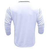 olcso Alkalmi Henley póló-Férfi Gombos póló Henley ing Tee Top Hosszú ujj Henley Nyár Sima Divat Dizájn Alap Vakáció Utca Alkalmi Fehér Sárga Piros Férfi felső póló