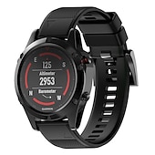 זול רצועות שעונים של Garmin-צפו בנד ל גרמין Fenix 7/7X / 7S FORERUNNER 955 אינסטינקט 2/2S אפיקס גישה ל-S62 סיליקוןריצה תַחֲלִיף רצועה 20mm 22mm 26mm רצועת ספורט צמיד