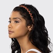 economico Accessori per acconciature-1pc fasce per capelli a zig zag per donne ragazze adolescenti, fasce per capelli in plastica con denti, pettine per capelli antiscivolo fasce per la testa accessori per capelli