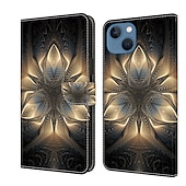 お買い得  iPhone用ケース-電話 ケース 用途 iPhone 16 iPhone15 iPhone 14 13 12 11 Pro Max Plus Mini ウォレットカードケース フリップカバー スタンド付き 磁石バックル カード挿入口 バタフライ フラワー 花 TPU PUレザー