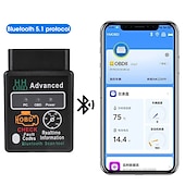 preiswerte OBD-Mode v02h2-1 v2.1 BT 2.0 Schnittstelle obdii Autodiagnosescanner Codeleser-Tool für Android